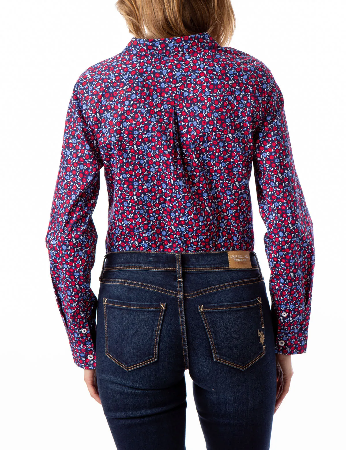 ALL OVER FLORAL PRINT POPLIN SHIRT sold by U.S. Polo Assn. product image thumbnail 4