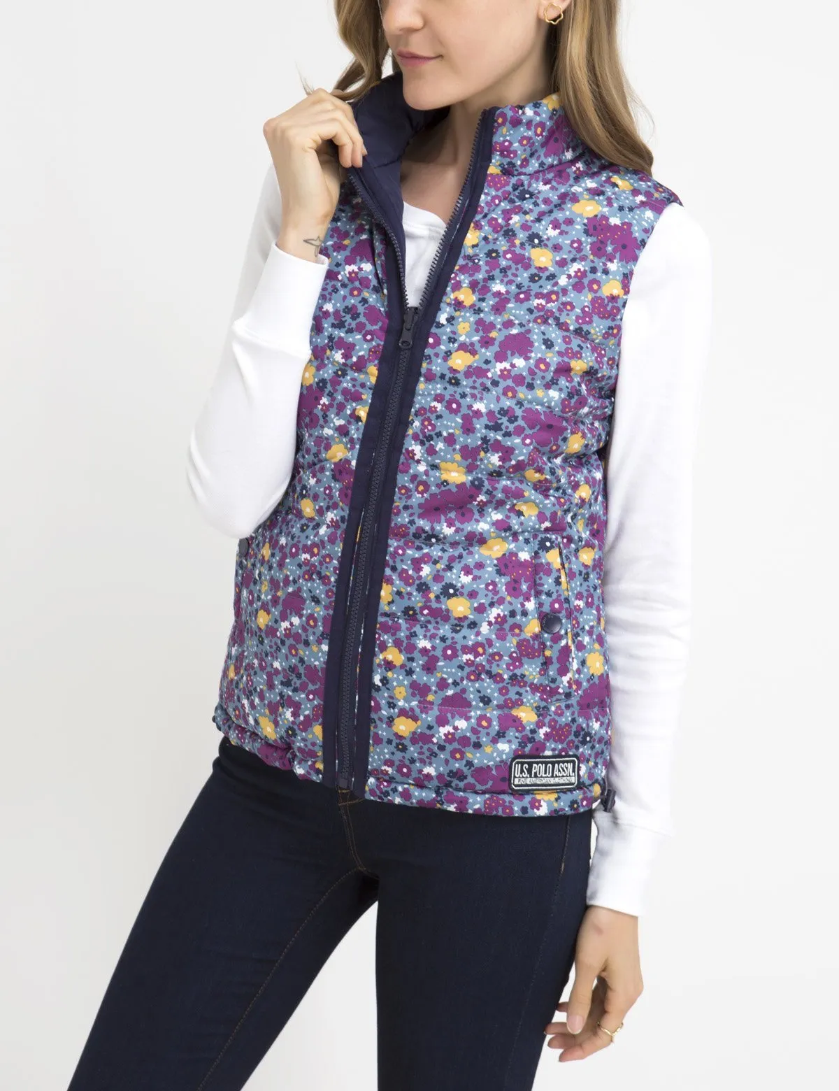 REVERSIBLE FLORAL VEST sold by U.S. Polo Assn. product image thumbnail 5