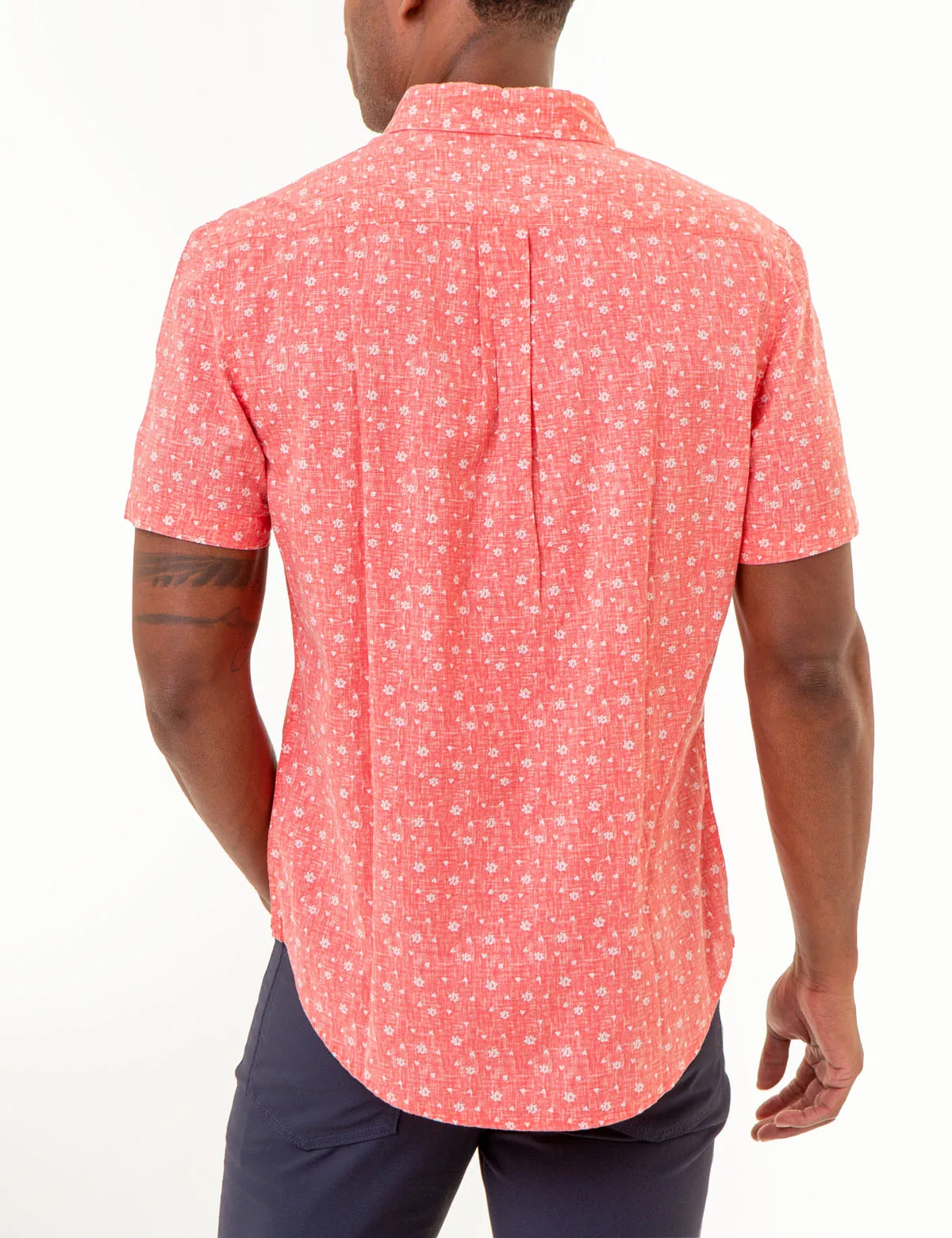FLORAL PRINT SHORT SLEEVE SHIRT WITH POCKET sold by U.S. Polo Assn. product image thumbnail 3