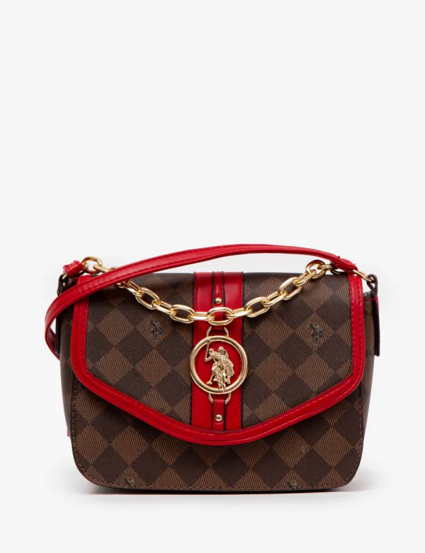 DIAMOND MEDALLION CROSSBODY BAG sold by U.S. Polo Assn.