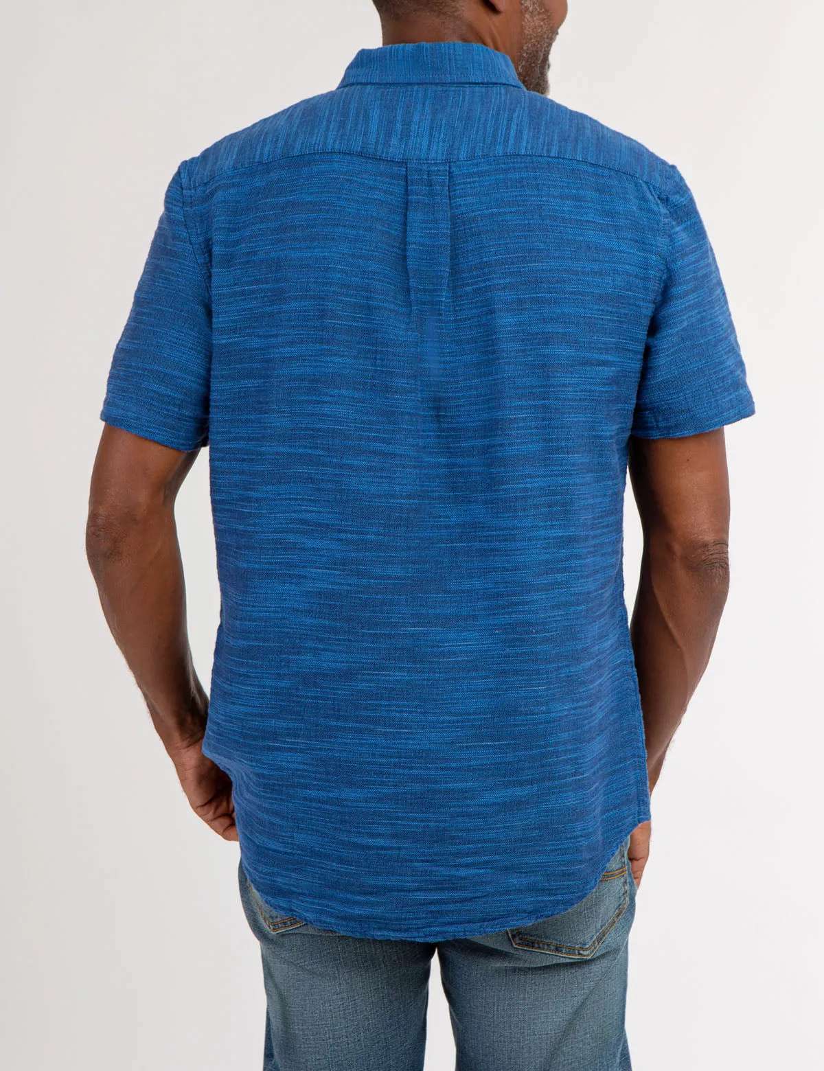 HORIZONTAL SLUB SHORT SLEEVE WOVEN SHIRT sold by U.S. Polo Assn. product image thumbnail 4