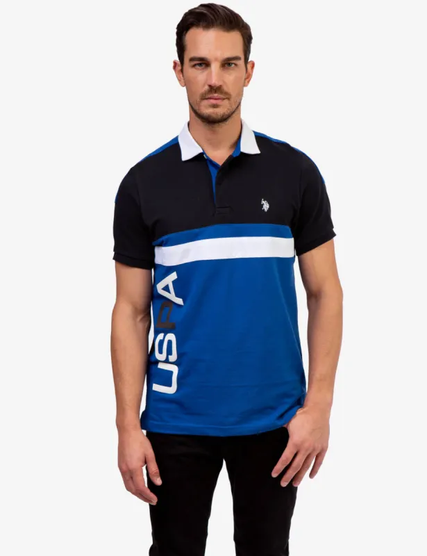 USPA COLORBLOCK PIECED POLO SHIRT sold by U.S. Polo Assn.