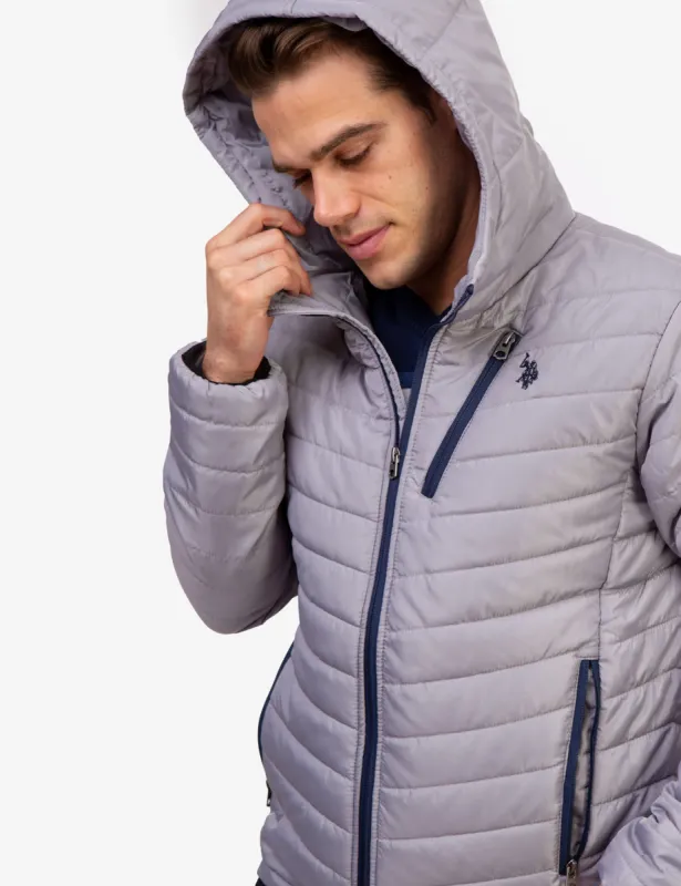CHEVRON PUFFER JACKET sold by U.S. Polo Assn.
