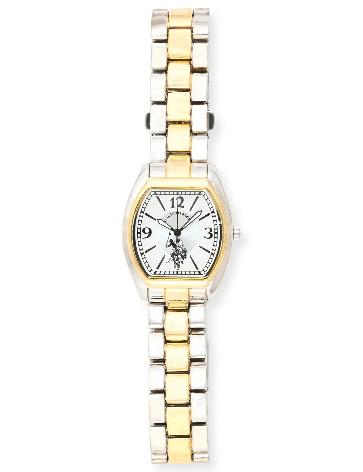 LADIES SILVER AND GOLD SQUARE FACE WATCH sold by U.S. Polo Assn. product image thumbnail 4