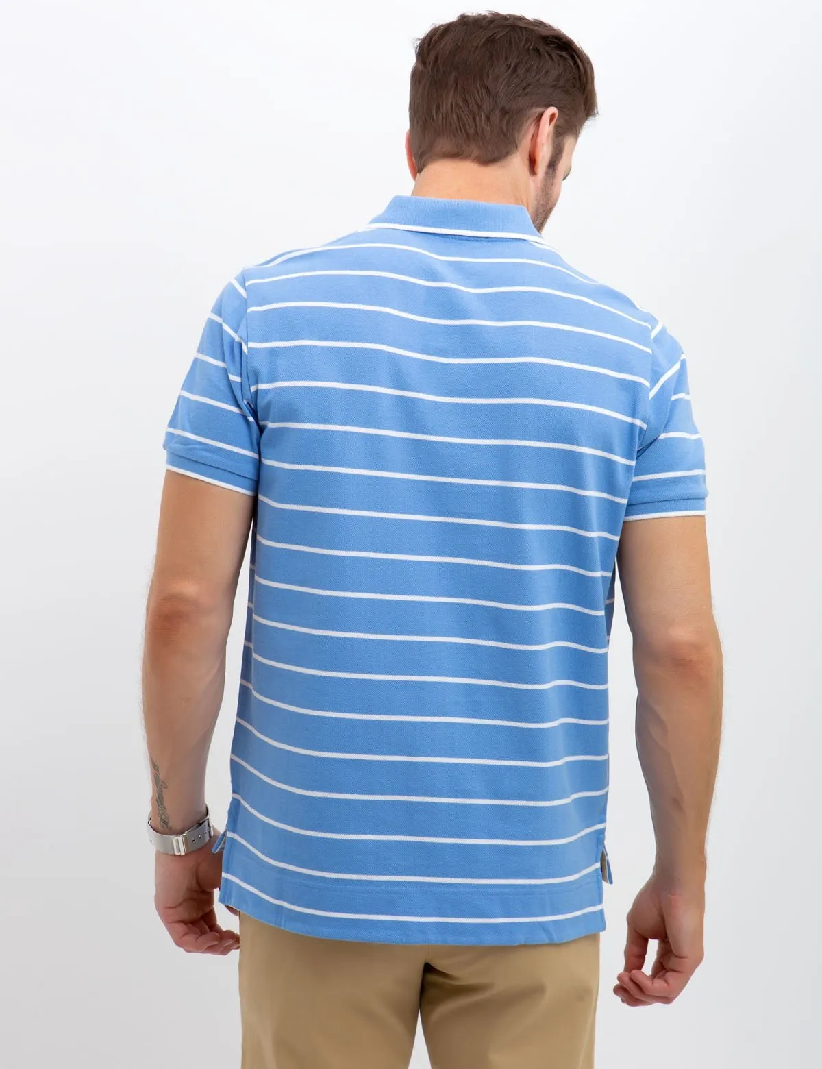 DIAGONAL STRIPED POLO SHIRT sold by U.S. Polo Assn. product image thumbnail 3
