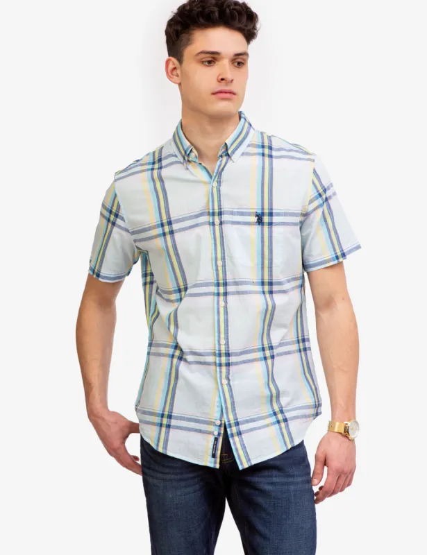 PASTEL PLAID MADRAS SHIRT sold by U.S. Polo Assn.