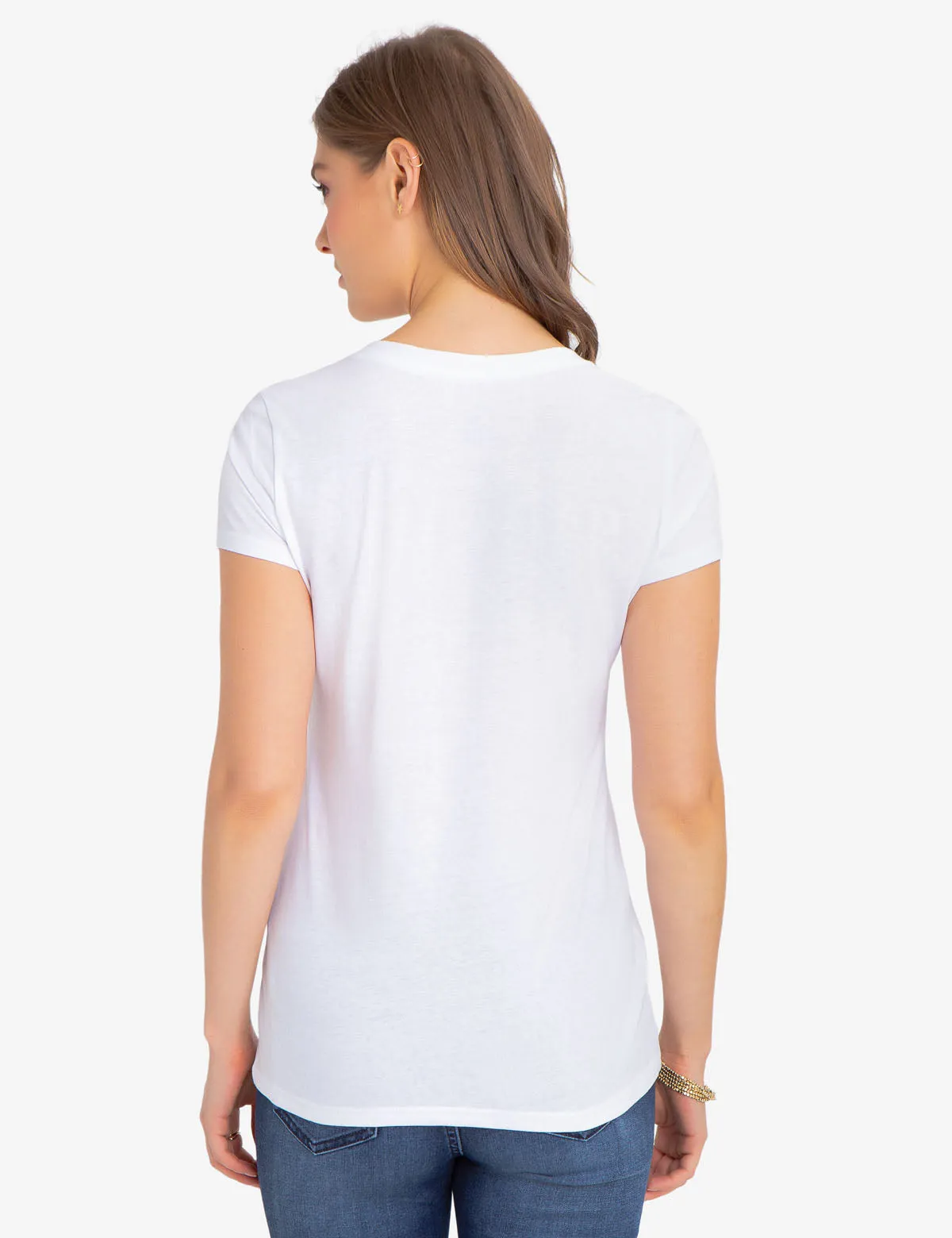 USPA V-NECK T-SHIRT sold by U.S. Polo Assn. product image thumbnail 4