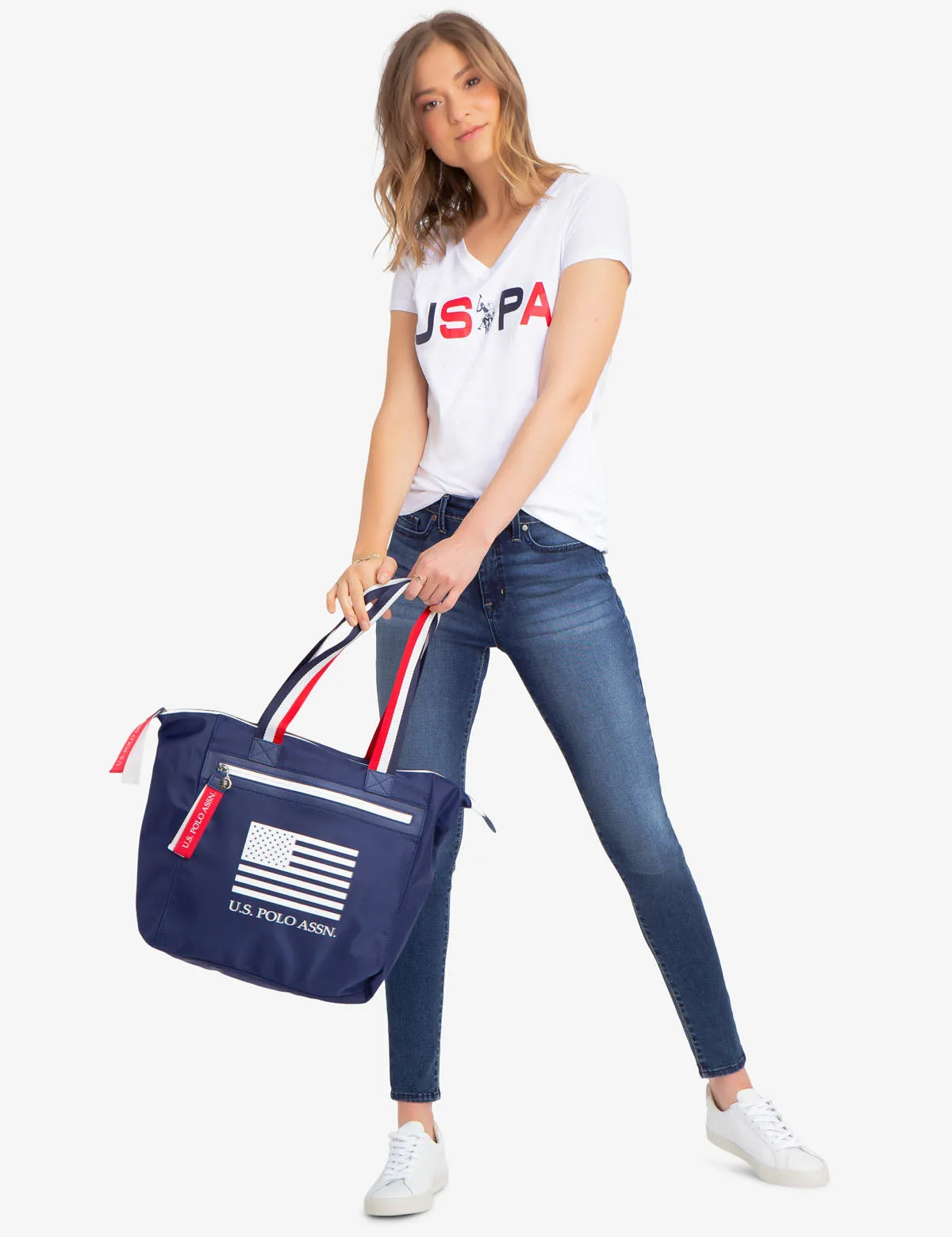 USPA V-NECK T-SHIRT sold by U.S. Polo Assn. product image thumbnail 2