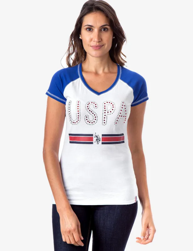 USPA RAGLAN COLORBLOCK T-SHIRT sold by U.S. Polo Assn.