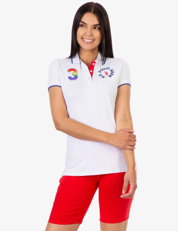 CIRCLE RAINBOW POLO SHIRT sold by U.S. Polo Assn.