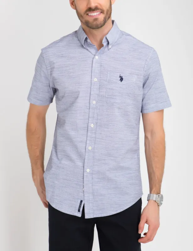 CLASSIC FIT COTTON POPLIN SHIRT sold by U.S. Polo Assn.