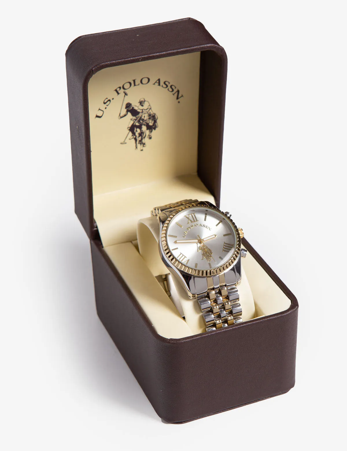 LADIES TWO TONE BRACELET WATCH sold by U.S. Polo Assn. product image thumbnail 2