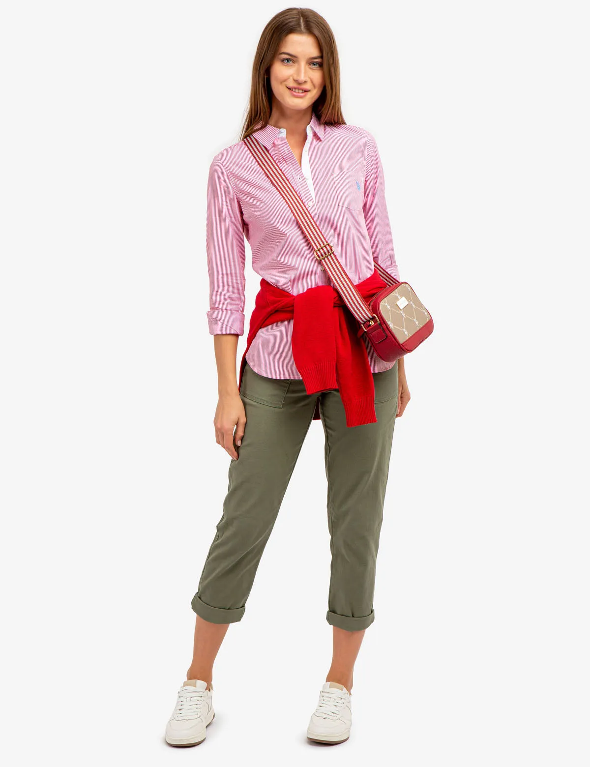 STRIPED POPLIN LONG SLEEVE SHIRT sold by U.S. Polo Assn. product image thumbnail 5