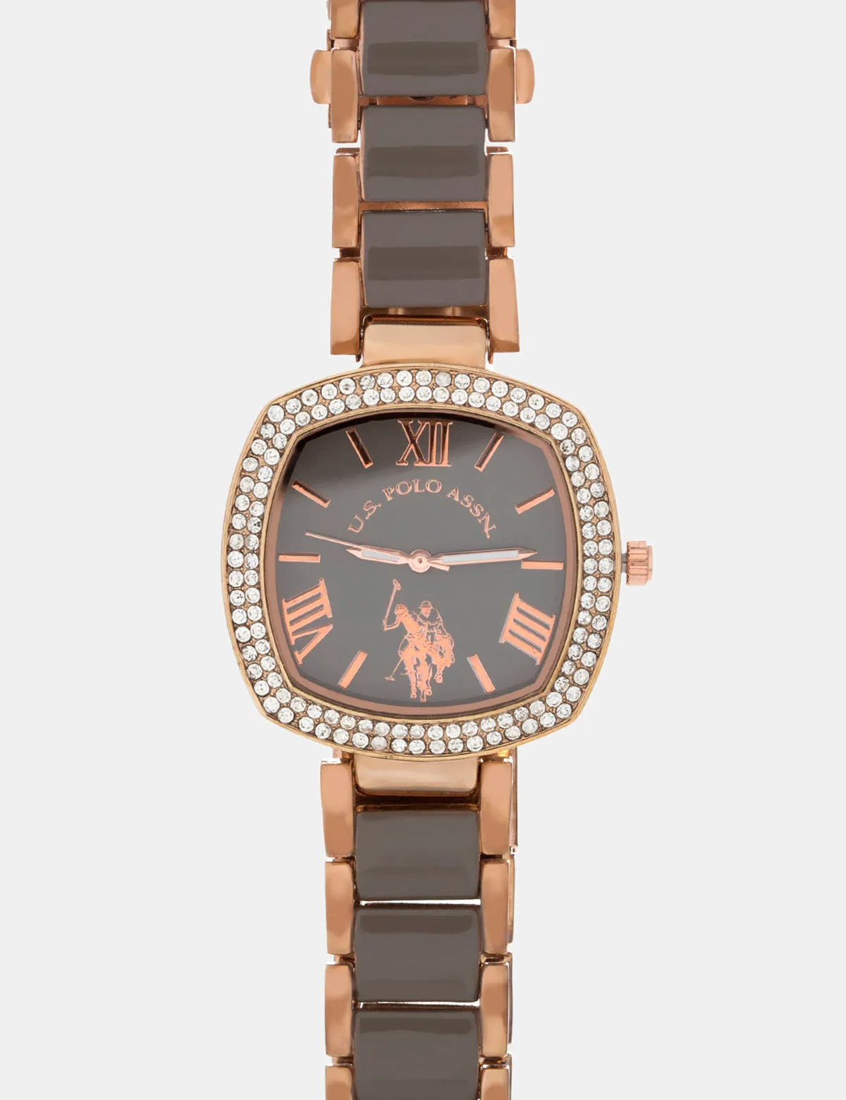 CHAIN WATCH WITH DIAMOND FACE sold by U.S. Polo Assn.