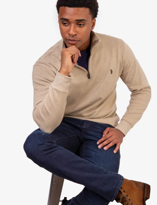 QUARTER ZIP SWEATER sold by U.S. Polo Assn.