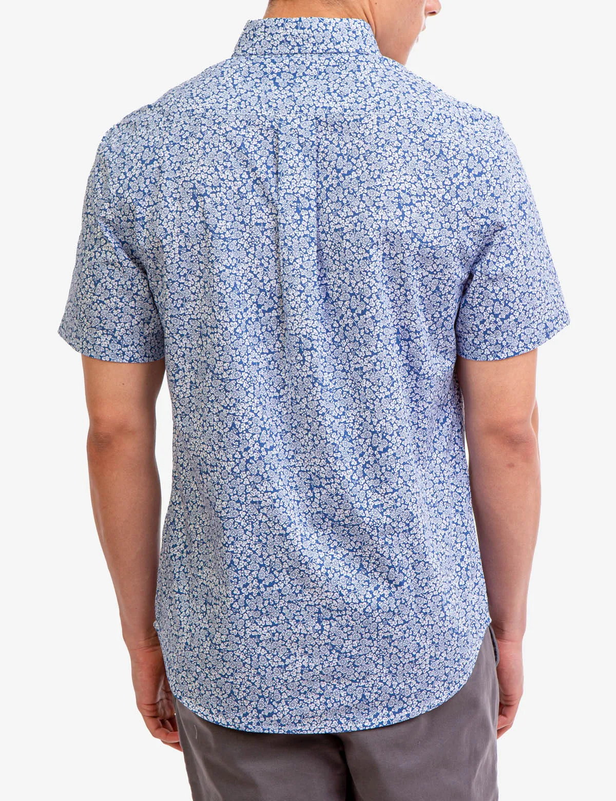 PRINTED SLUB POPLIN SHORT SLEEVE SHIRT sold by U.S. Polo Assn. product image thumbnail 4