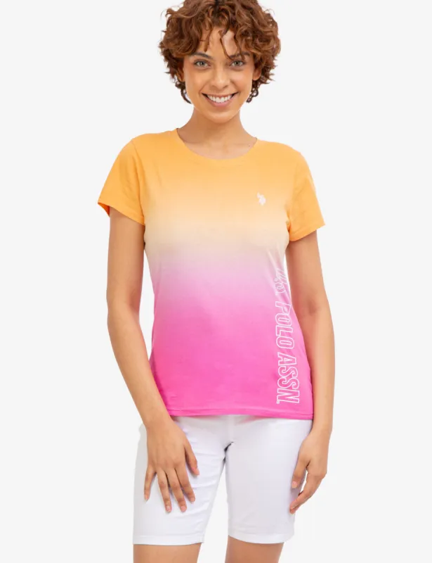 U.S. POLO ASSN. DIP DYE GRAPHIC T-SHIRT sold by U.S. Polo Assn.