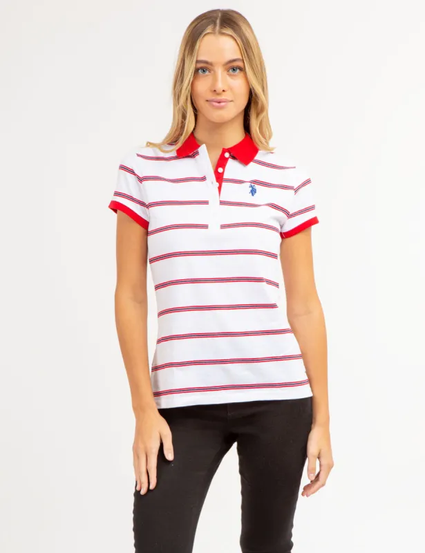 HORIZONTAL MULTI STRIPED POLO SHIRT sold by U.S. Polo Assn.