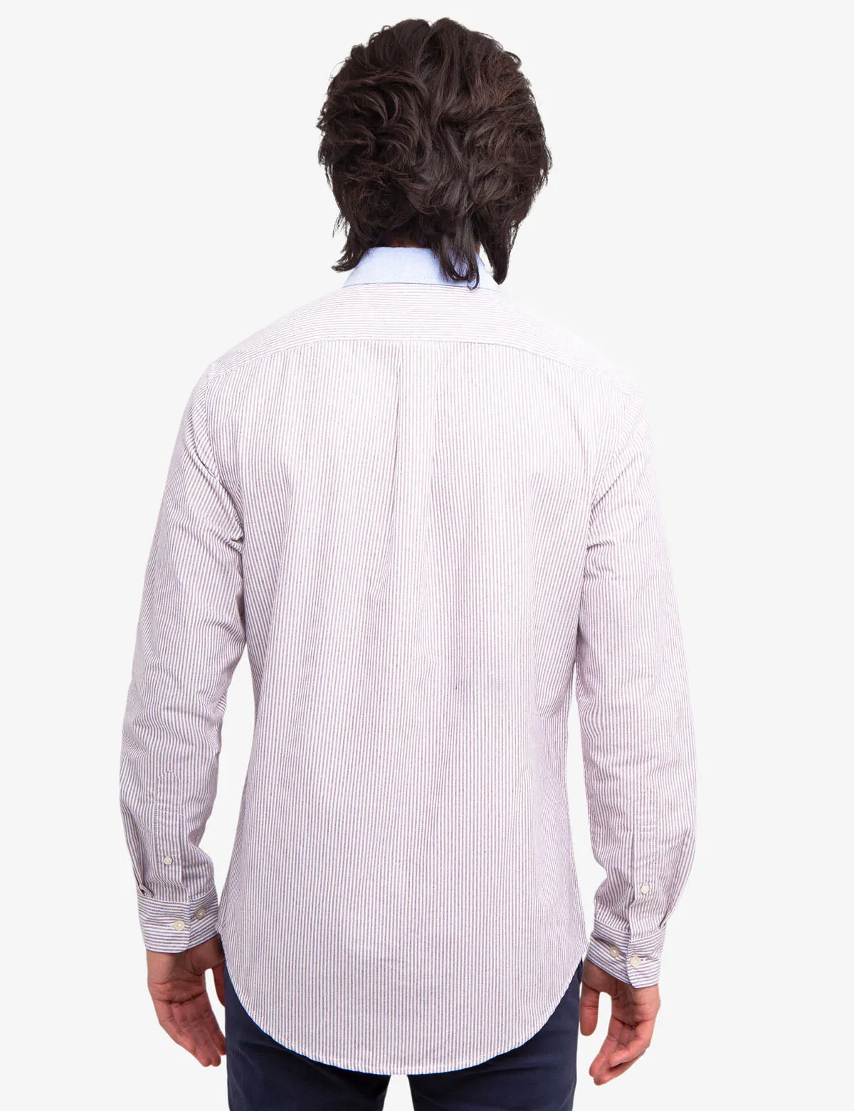 OXFORD SHIRT WITH CONTRAST COLLAR sold by U.S. Polo Assn. product image thumbnail 3
