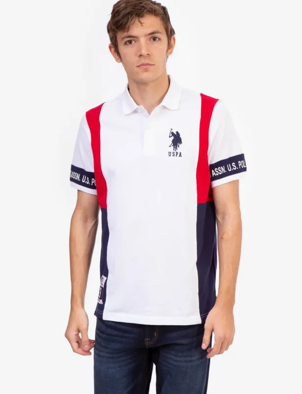 PIECED PIQUE POLO SHIRT sold by U.S. Polo Assn.