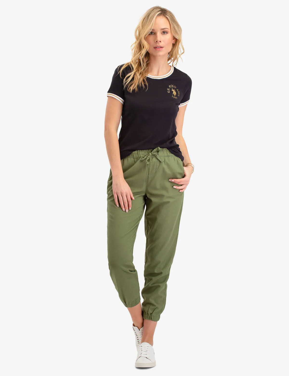 LUREX METALLIC RINGER T-SHIRT sold by U.S. Polo Assn. product image thumbnail 3