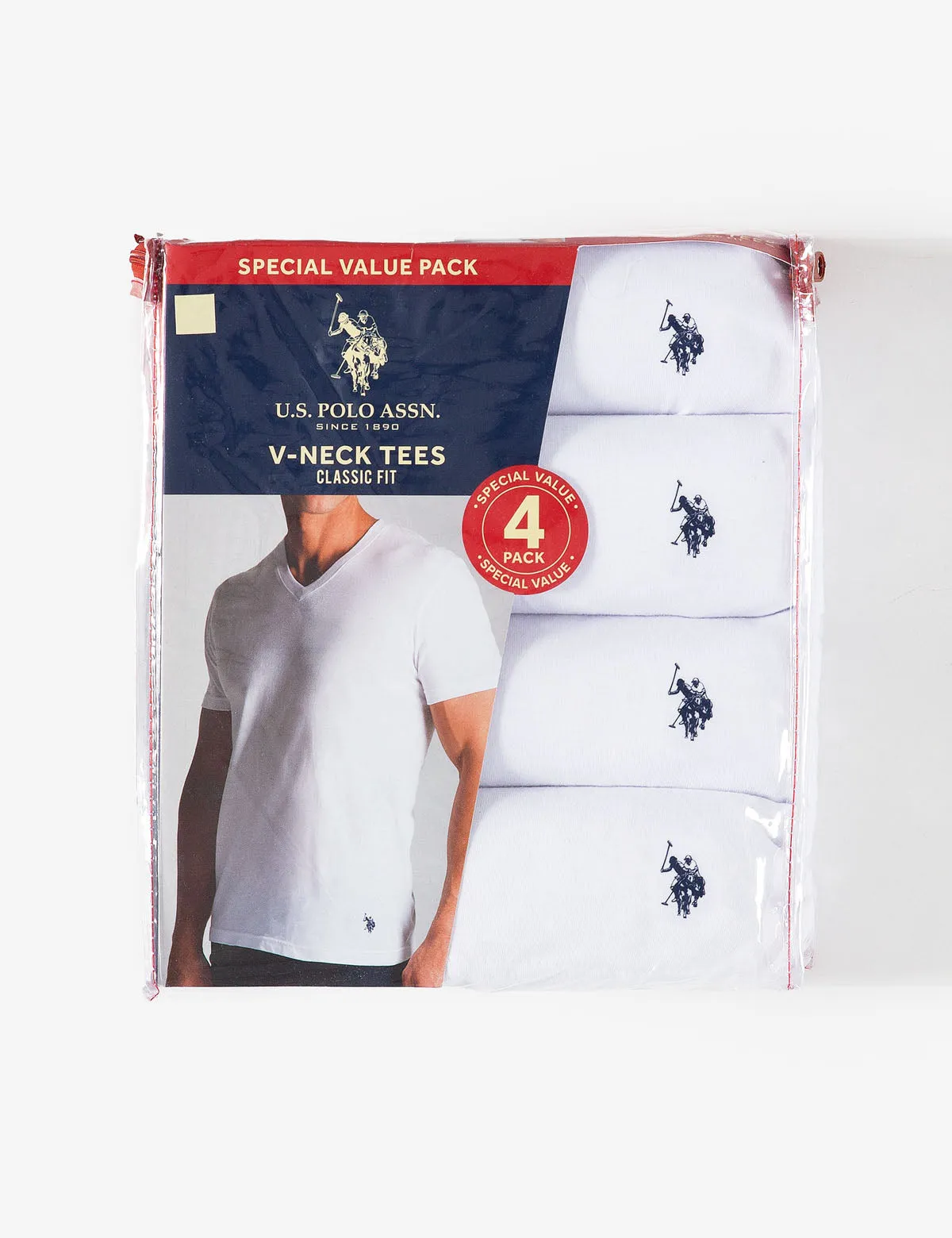 4 PACK V-NECK T-SHIRTS sold by U.S. Polo Assn.