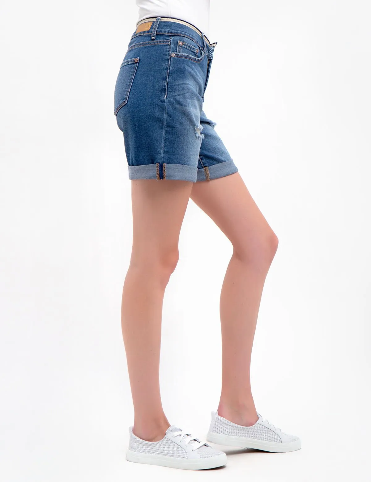 DENIM SHORTS WITH DETAILED WAIST sold by U.S. Polo Assn. product image thumbnail 2