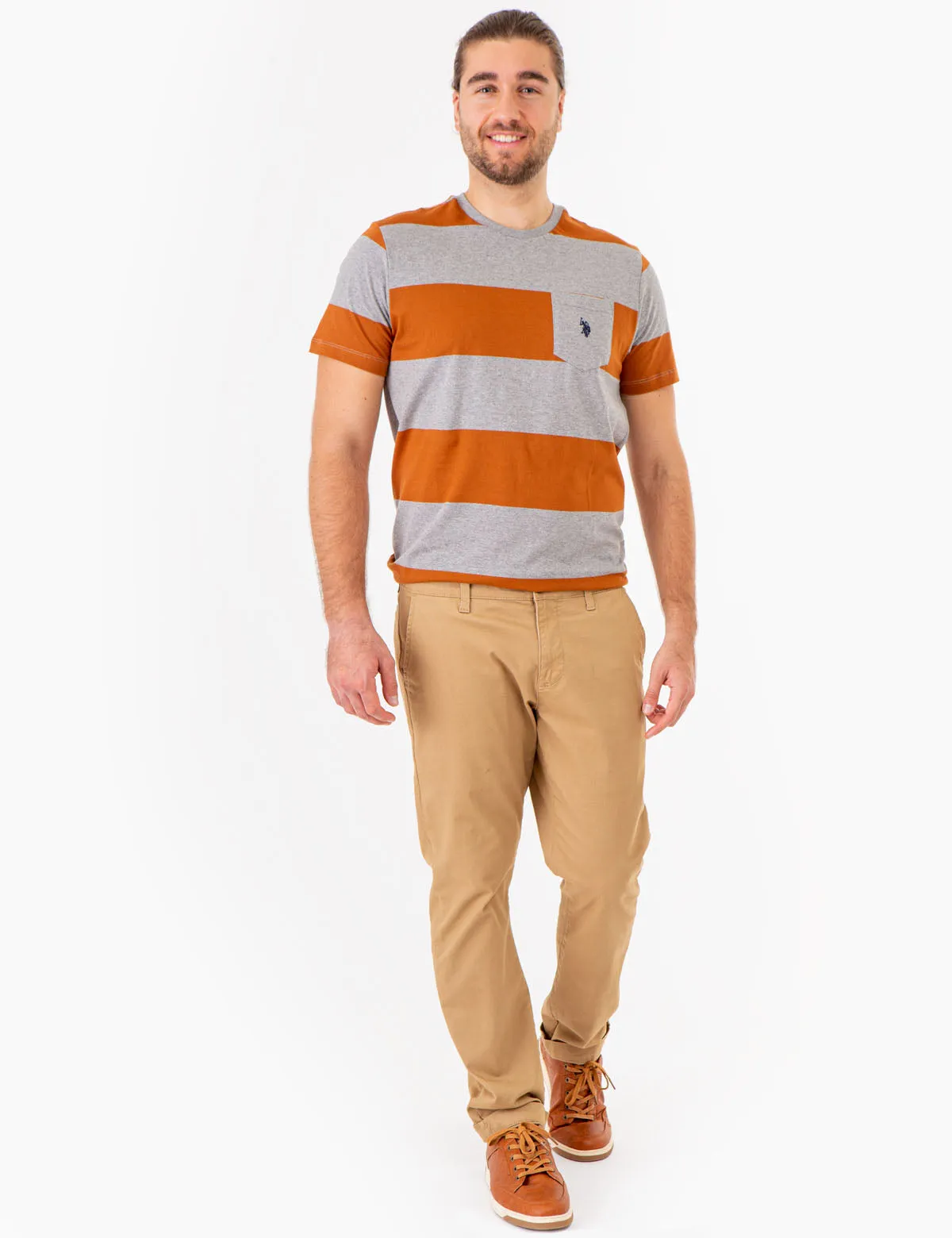 RUGBY STRIPE JERSEY T-SHIRT WITH POCKET sold by U.S. Polo Assn. product image thumbnail 5