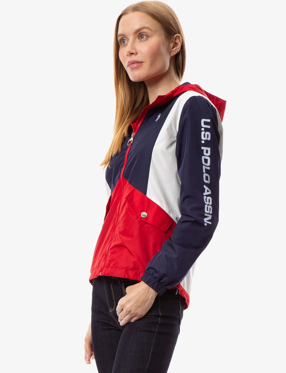 USPA COLORBLOCK WINDBREAKER sold by U.S. Polo Assn. product image thumbnail 3