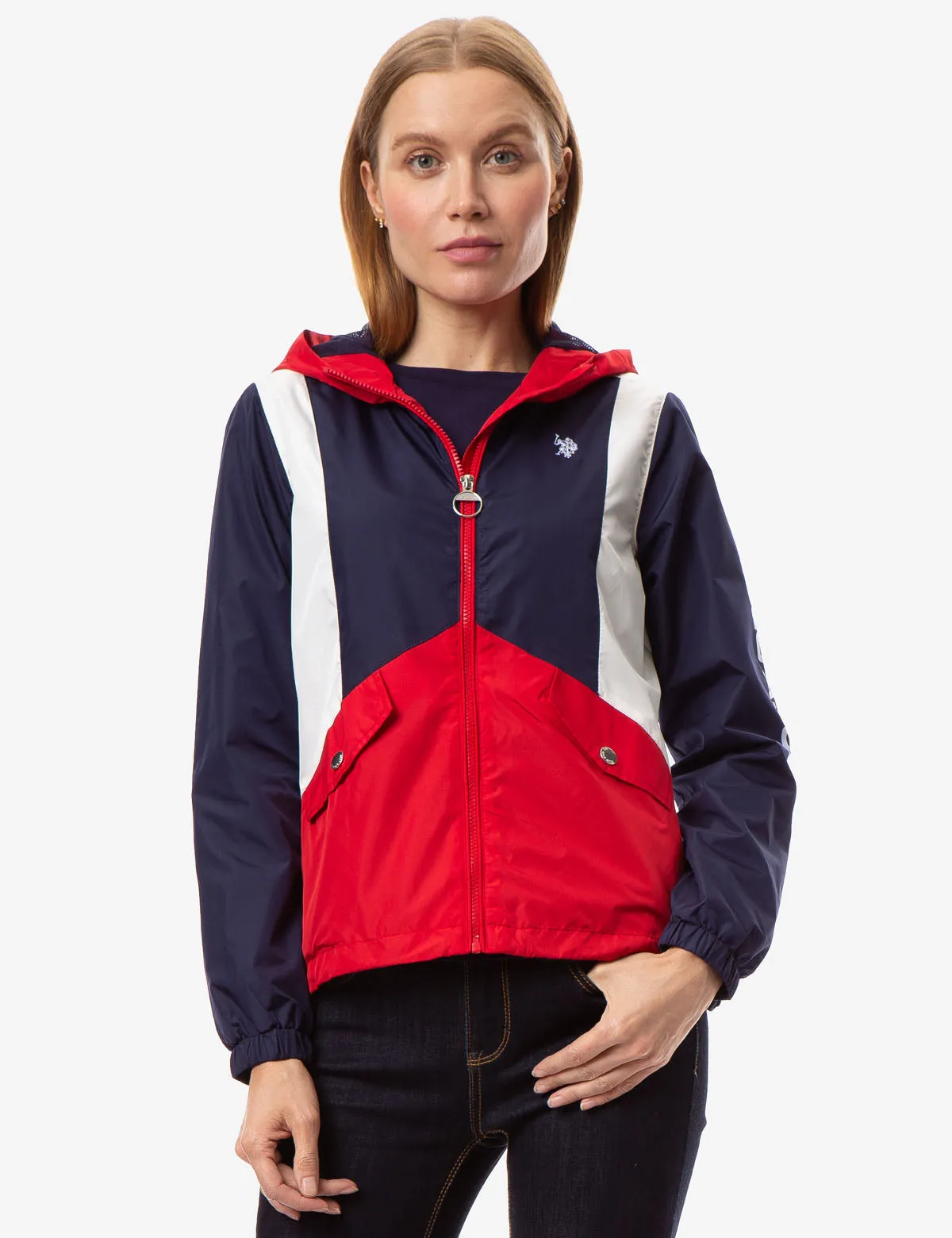 USPA COLORBLOCK WINDBREAKER sold by U.S. Polo Assn.