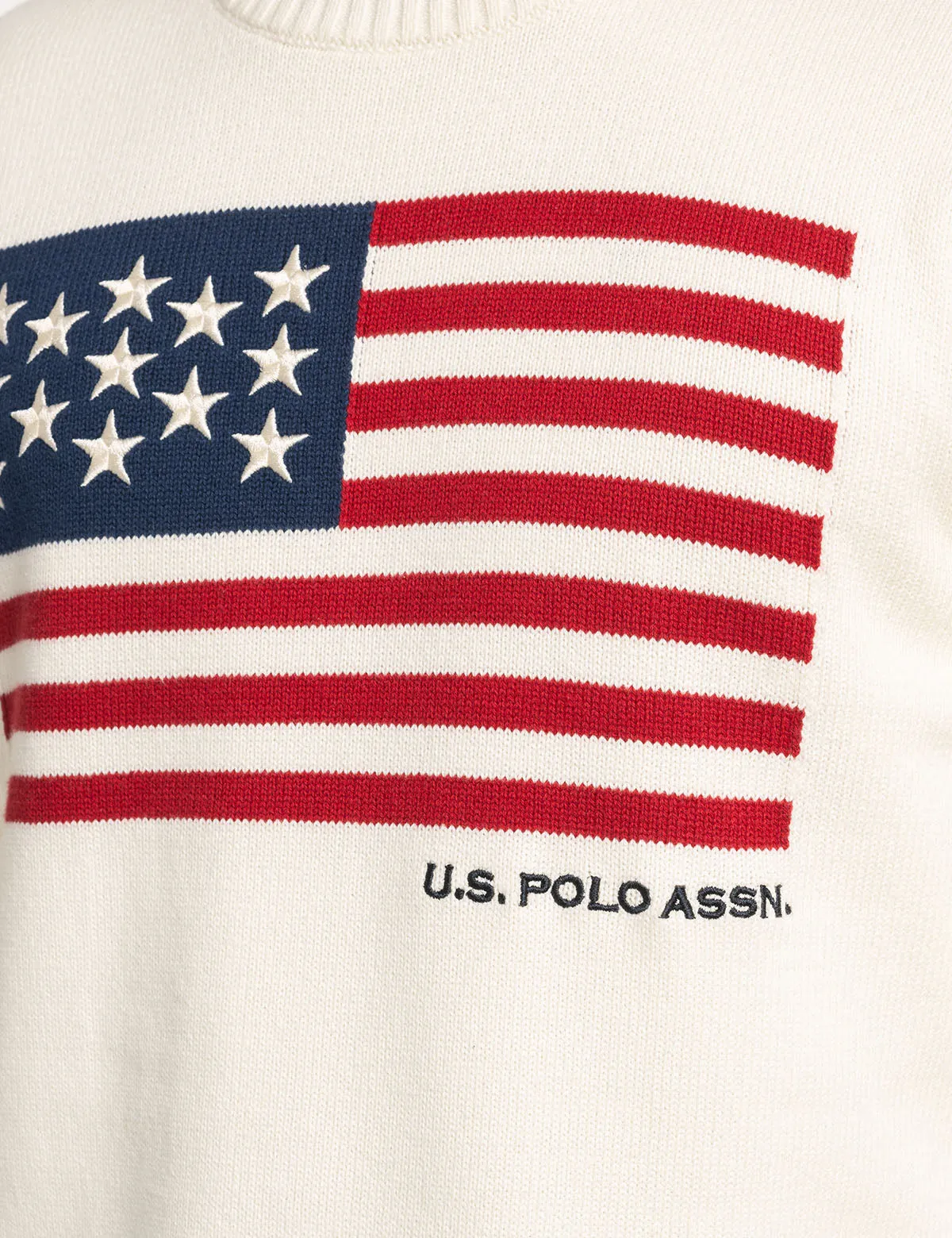 U.S. POLO ASSN. FLAG CREW NECK SWEATER sold by U.S. Polo Assn. product image thumbnail 2