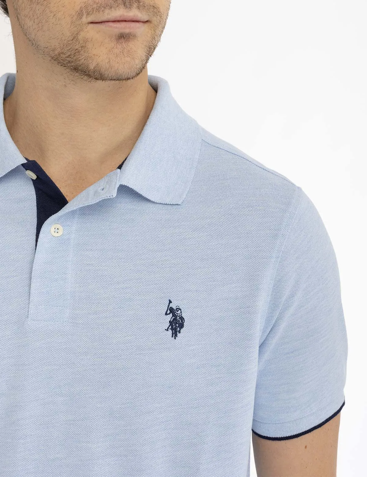 WHITE LABEL RECYCLED PLASTIC PIQUE POLO SHIRT sold by U.S. Polo Assn. product image thumbnail 4