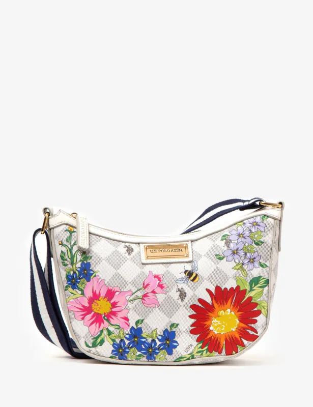 FLORAL DIAMOND CROSSBODY BAG sold by U.S. Polo Assn.