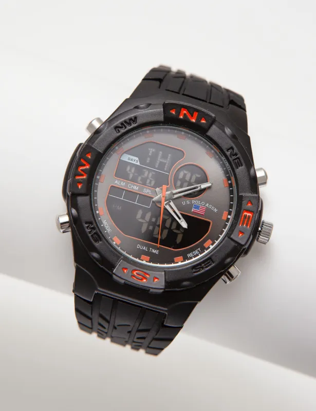 ANALOG-DIGITAL SPORTS WATCH sold by U.S. Polo Assn.
