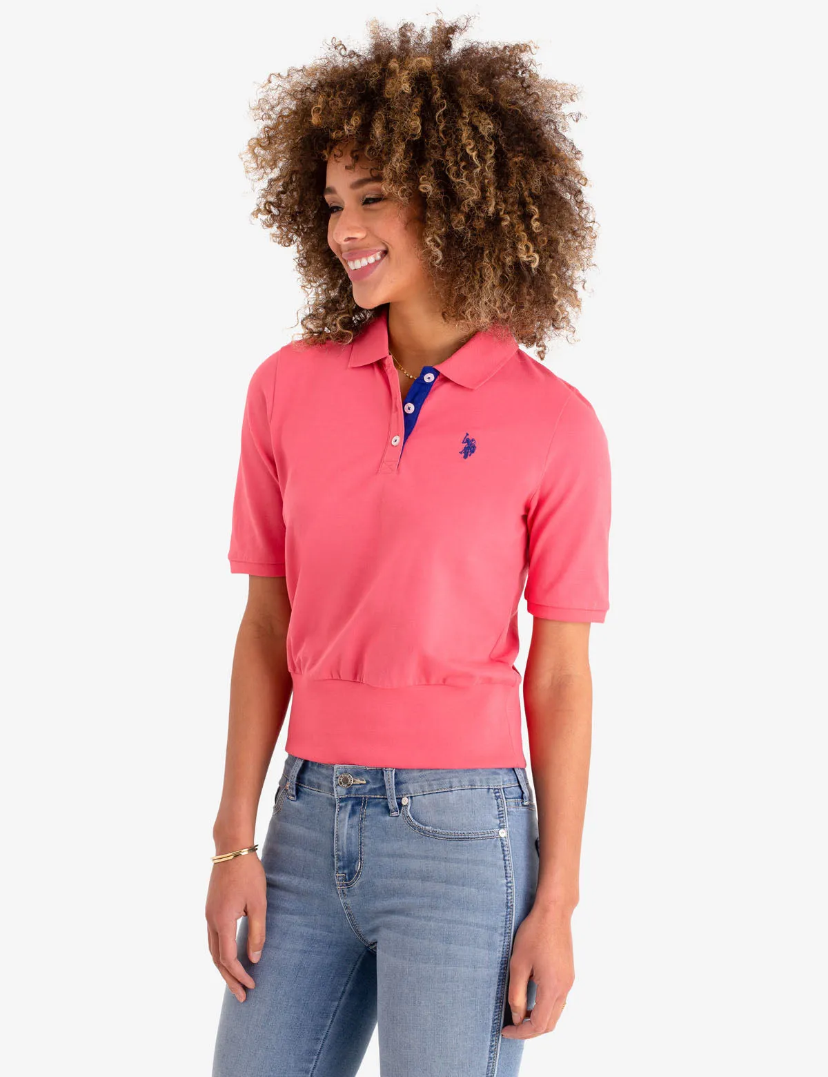RIBBED HEM POLO SHIRT sold by U.S. Polo Assn. product image thumbnail 4
