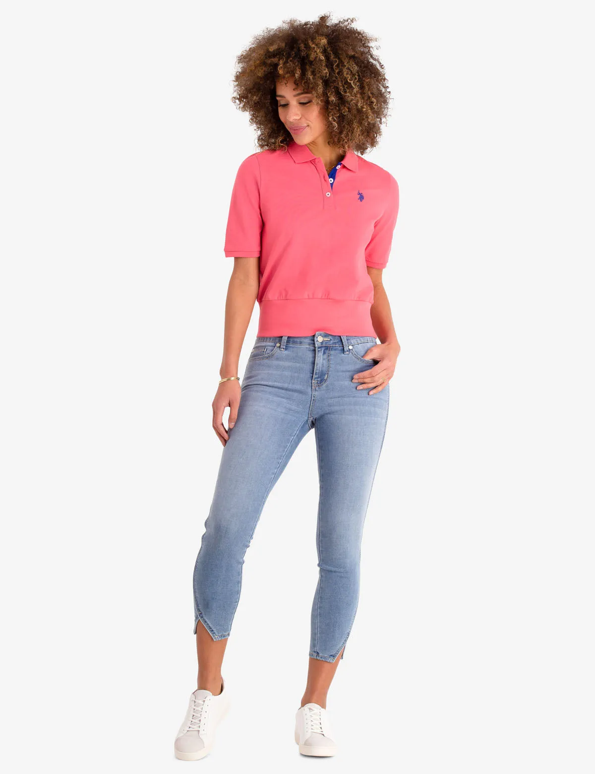 RIBBED HEM POLO SHIRT sold by U.S. Polo Assn. product image thumbnail 3