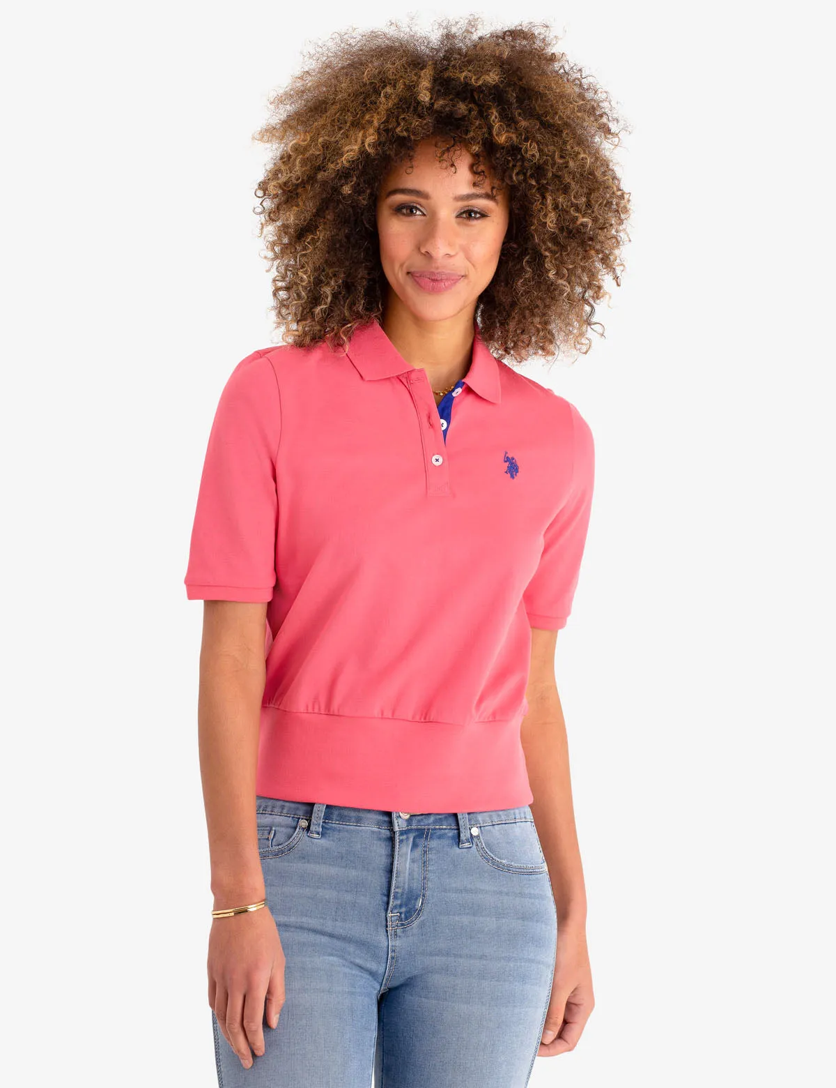 RIBBED HEM POLO SHIRT sold by U.S. Polo Assn. product image thumbnail 2