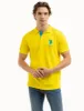 SOLID PIQUE DOUBLE LOGO POLO SHIRT sold by U.S. Polo Assn.