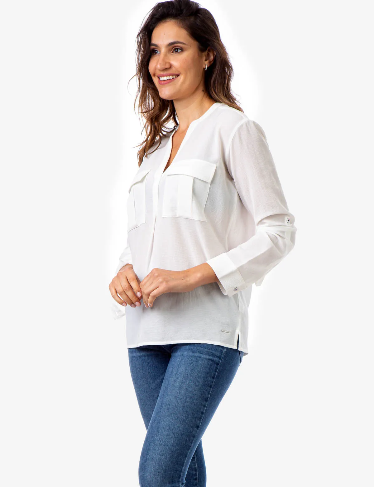 TWO POCKET SOLID UTILITY SHIRT sold by U.S. Polo Assn. product image thumbnail 3