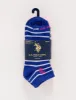 WOMENS 3PK STRIPED ASSORTED LOW CUT SOCKS sold by U.S. Polo Assn.