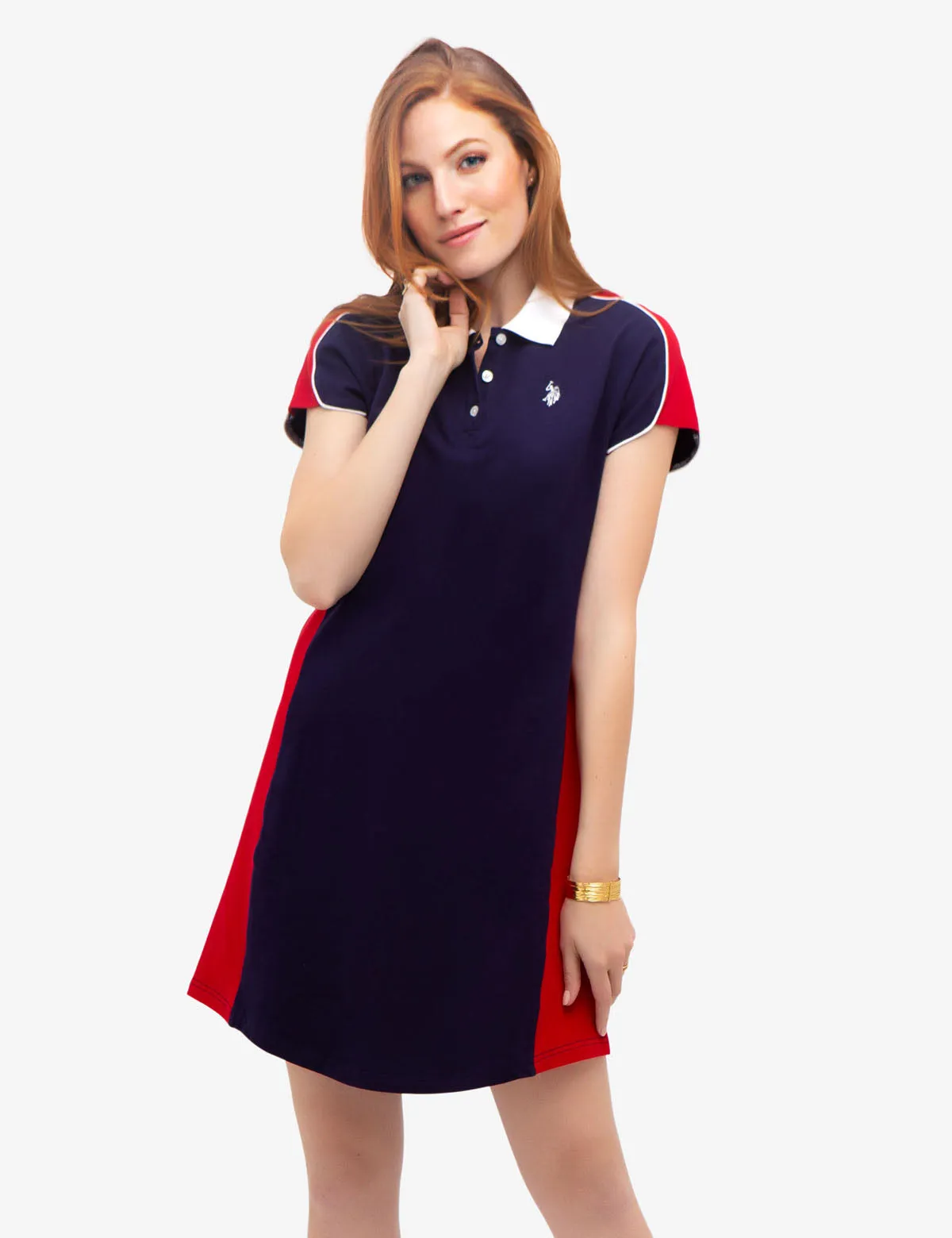 PRINCESS PANEL POLO DRESS sold by U.S. Polo Assn. product image thumbnail 5
