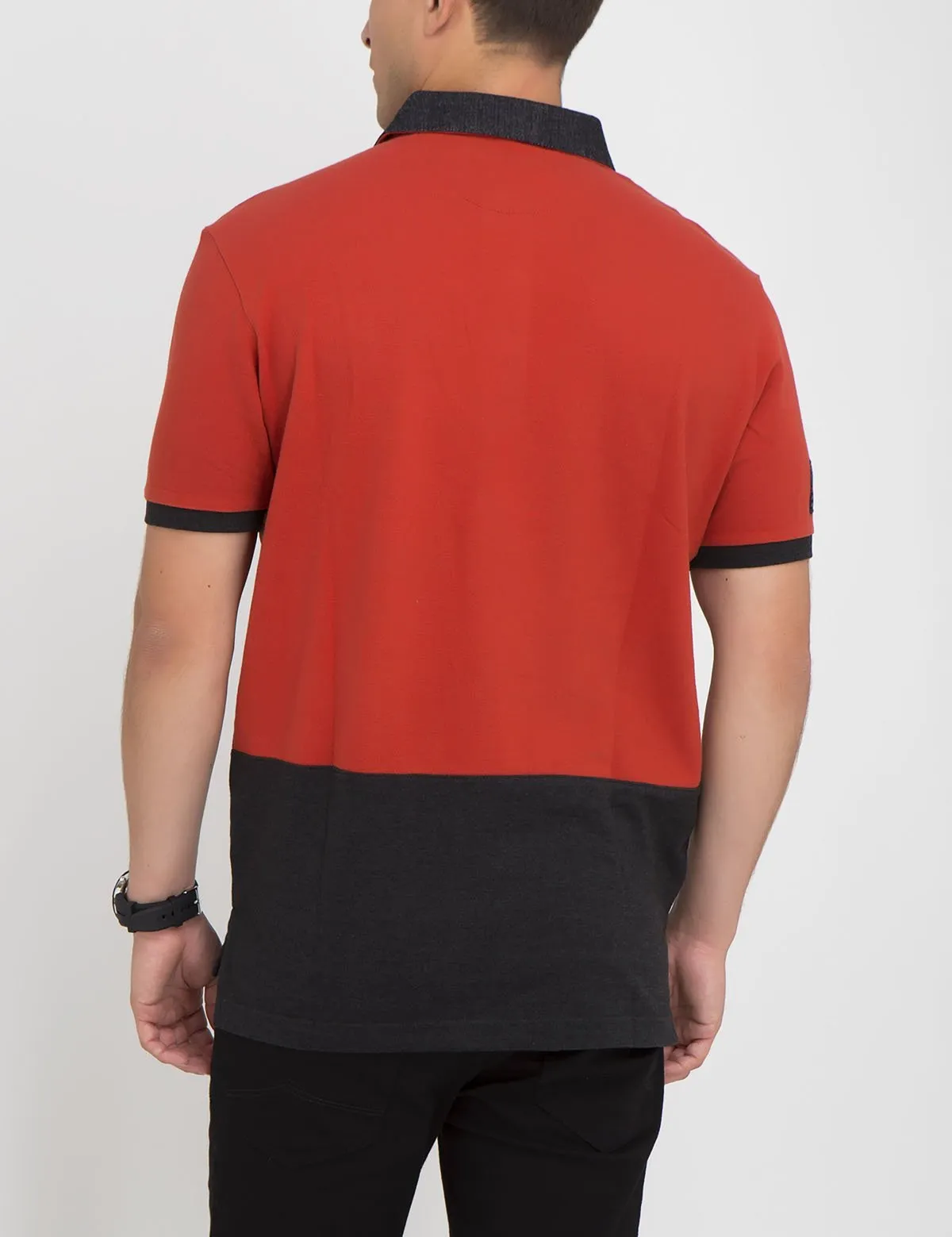 PATCHED COLORBLOCK POLO SHIRT sold by U.S. Polo Assn. product image thumbnail 3