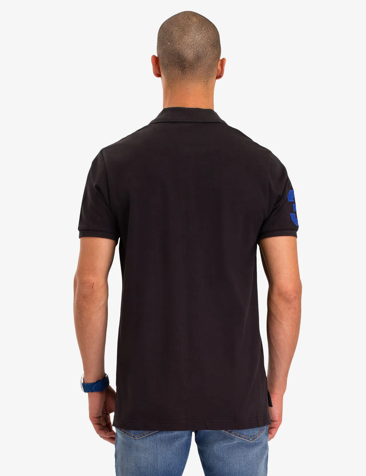 BIG LOGO SOLID POLO SHIRT sold by U.S. Polo Assn. product image thumbnail 4