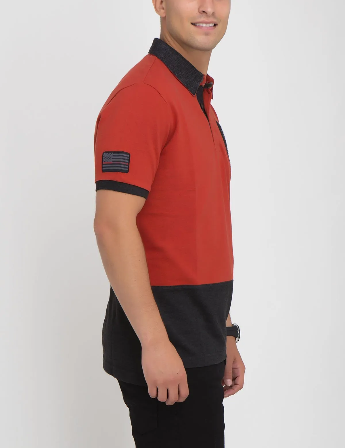 PATCHED COLORBLOCK POLO SHIRT sold by U.S. Polo Assn. product image thumbnail 2