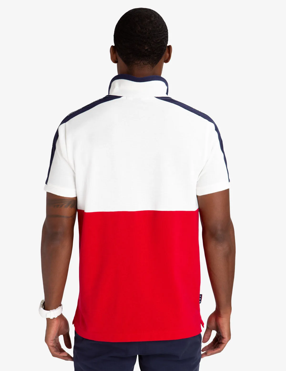 USPA FELT PATCH COLORBLOCK POLO SHIRT sold by U.S. Polo Assn. product image thumbnail 4