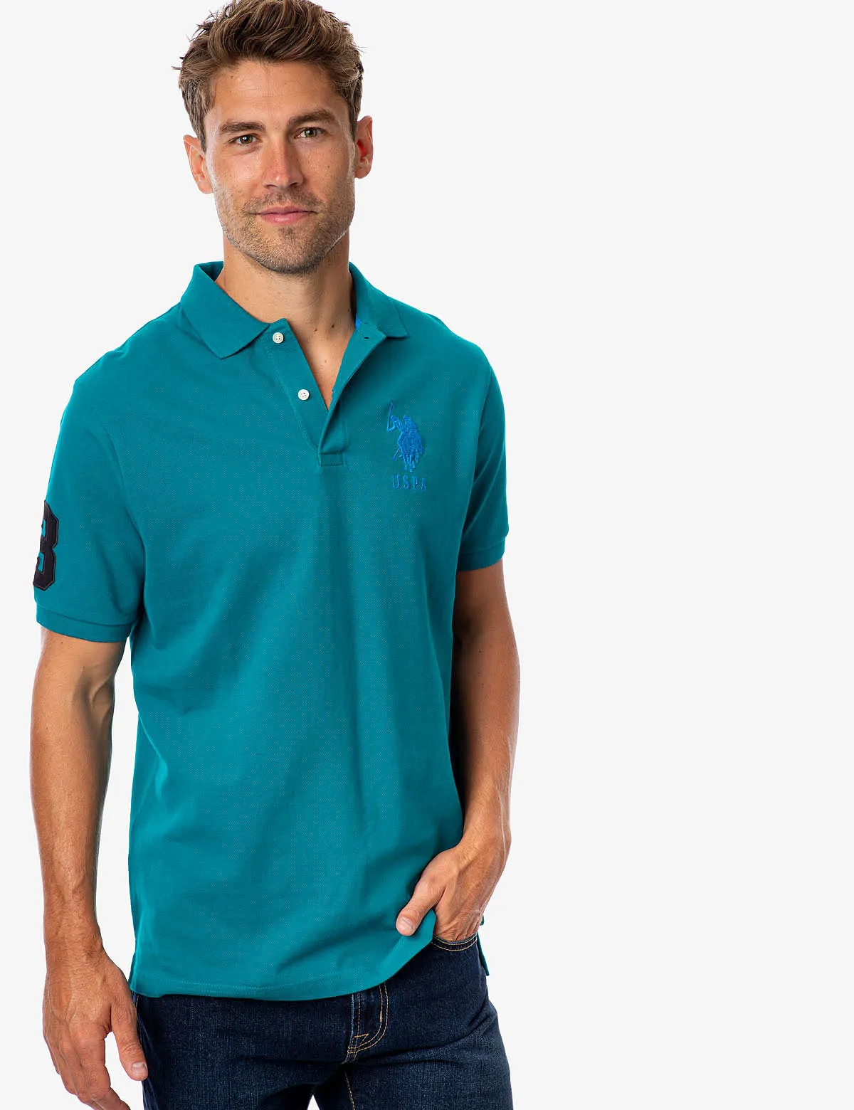 BIG LOGO POLO SHIRT sold by U.S. Polo Assn. product image thumbnail 4