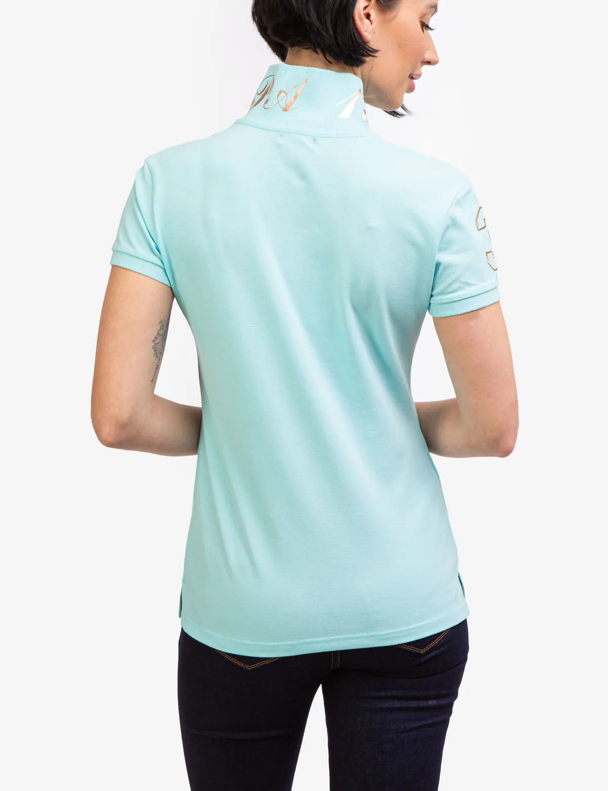 USPA METALLIC PRINT POLO SHIRT sold by U.S. Polo Assn. product image thumbnail 5