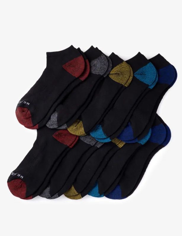 MENS 10 PACK PERFORMANCE LOW CUT SOCKS sold by U.S. Polo Assn.