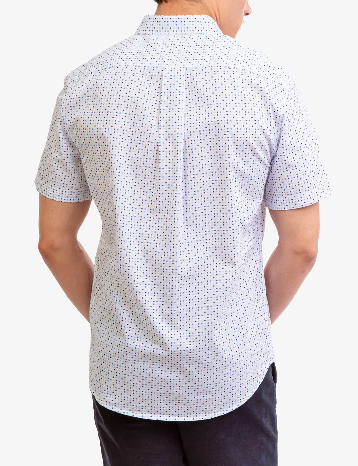 MULTI DOT SLUB POPLIN SHIRT sold by U.S. Polo Assn. product image thumbnail 4