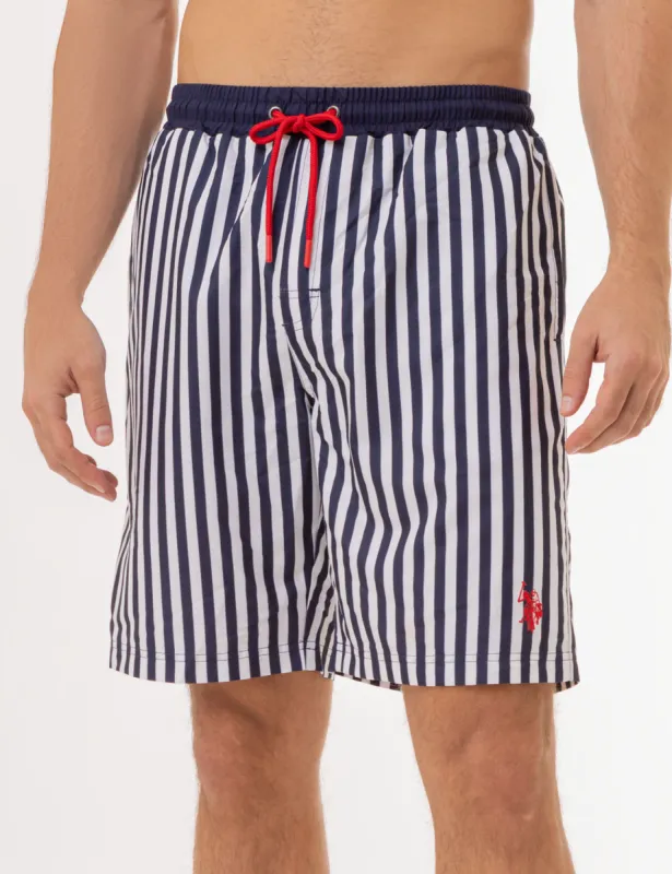 9" STRIPE SWIM TRUNKS sold by U.S. Polo Assn.